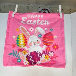 Pink Happy Easter PillowCase 16” x 16”